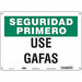 Safety Sign 10 in x 14 in Polyethylene