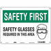 Safety Sign 10 inx14 in Aluminum