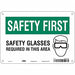 Safety Sign 7 inx10 in Polyethylene