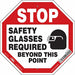 Safety Sign 18 inx18 in Polyethylene