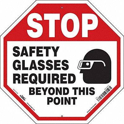 Safety Sign 24 inx24 in Polyethylene