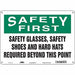 Safety Sign 10 inx14 in Polyethylene