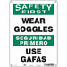 Safety Sign 14 in x 10 in Polyethylene