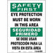 Safety Sign 14 in x 10 in Vinyl