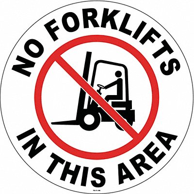 Anti-Slip Floor Sign 17 in x 17 in Vinyl