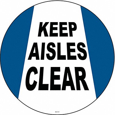 Anti-Slip Floor Sign 17 in x 17 in Vinyl