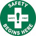 Anti-Slip Floor Sign 17 in x 17 in Vinyl