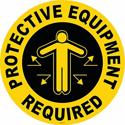 Anti-Slip Floor Sign 17 in x 17 in Vinyl