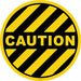Anti-Slip Floor Sign 17 in x 17 in Vinyl