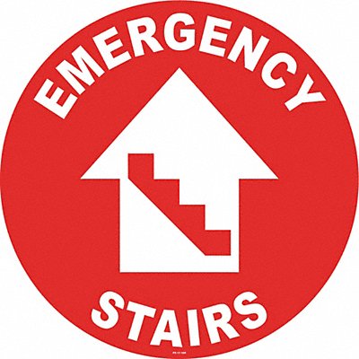 Anti-Slip Floor Sign 17 in x 17 in Vinyl