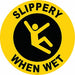 Anti-Slip Floor Sign 17 in x 17 in Vinyl