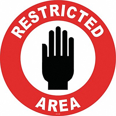 Anti-Slip Floor Sign 17 in x 17 in Vinyl