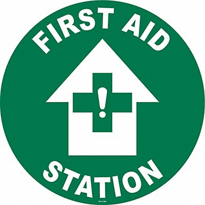 Anti-Slip Floor Sign 17 in x 17 in Vinyl