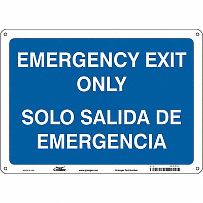 J9233 Safety Sign 10 in x 14 in Polyethylene
