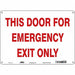Safety Sign 10 in x 14 in Aluminum