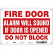 Safety Sign 7 in x 10 in Aluminum