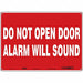 Safety Sign 10 in x 14 in Aluminum