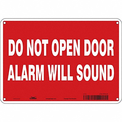 Safety Sign 7 in x 10 in Glow Vinyl