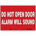 Safety Sign 10 in x 14 in Glow Vinyl
