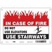 Safety Sign 7 in x 10 in Aluminum