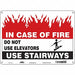 Safety Sign 10 in x 14 in Aluminum