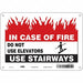 Safety Sign 7 in x 10 in Polyethylene