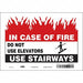 Safety Sign 7 in x 10 in Vinyl