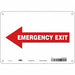 Safety Sign 7 in x 10 in Aluminum