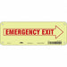Safety Sign 3 1/2 x 10 in Polyethylene