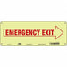 Safety Sign 5 in x 14 in Polyethylene