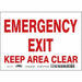 Safety Sign 5 in x 7 in Vinyl