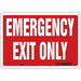 Safety Sign 7 in x 10 in Polyethylene