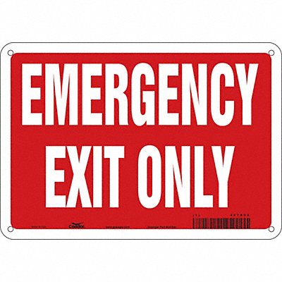 Safety Sign 7 in x 10 in Polyethylene