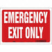 Safety Sign 7 in x 10 in Vinyl