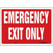 Safety Sign 10 in x 14 in Vinyl
