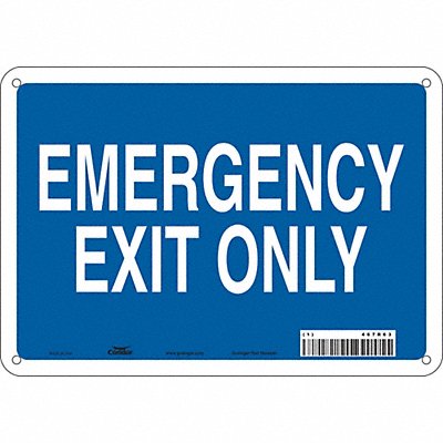 Safety Sign 7 in x 10 in Aluminum