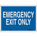 Safety Sign 10 in x 14 in Aluminum