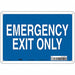 Safety Sign 7 in x 10 in Polyethylene