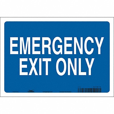 Safety Sign 7 in x 10 in Vinyl