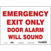 Safety Sign 9 in x 12 in Vinyl