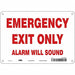 Safety Sign 7 in x 10 in Polyethylene