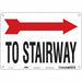 Safety Sign 7 in x 10 in Polyethylene