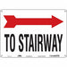 Safety Sign 10 in x 14 in Polyethylene