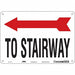 Safety Sign 7 in x 10 in Polyethylene
