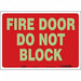 J7045 Safety Sign 10 in x 14 in Glow Vinyl