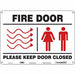 Safety Sign 10 in x 14 in Aluminum