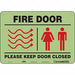 Safety Sign 7 in x 10 in Polyethylene