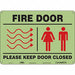 Safety Sign 10 in x 14 in Polyethylene