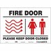 Safety Sign 7 in x 10 in Vinyl