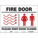 Safety Sign 10 in x 14 in Vinyl